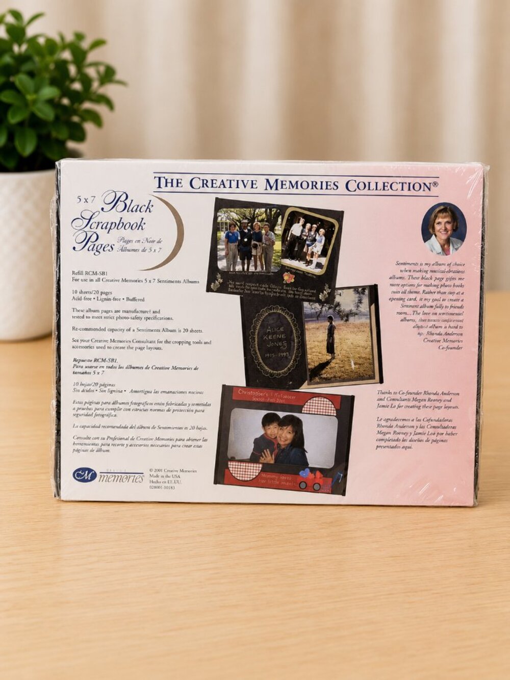 Creative Memories 5x7 Black Refill Pages RCM-5BL NEW Retired Scrapbook